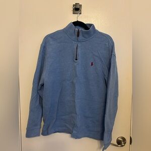 Polo by Ralph Lauren Blue Half-Zip Sweater
